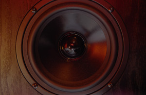 Close Up of Speaker
